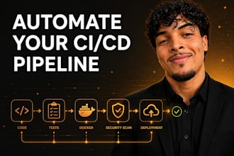 build a ci cd pipeline with github actions or jenkins