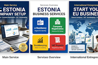 register estonia eu residency, company and file estonia bookkeeping, vat report