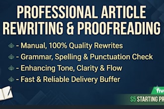 rewrite and improve your articles