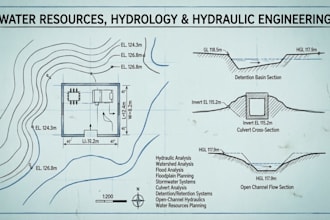 design water resources hydrology hydraulics flood analysis watershed plan