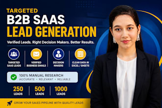 build targeted b2b saas leads with verified business emails