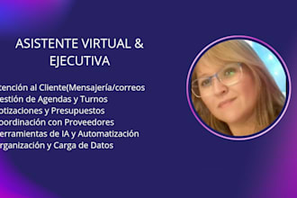 your executive virtual assistant in spanish