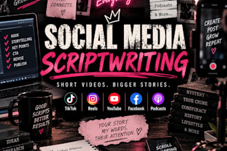 write social media scripts