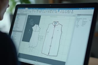 create professional cad sewing patterns for fashion garments