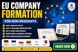 register your eu company remotely as a non resident and resident
