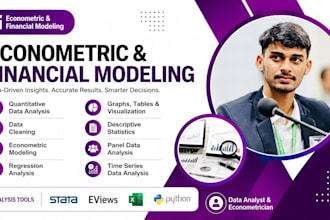 perform econometric and financial data analysis using stata eviews and excel