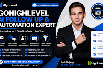 setup gohighlevel ai follow up automation ghl voice ai agent a2p 10dlc setup