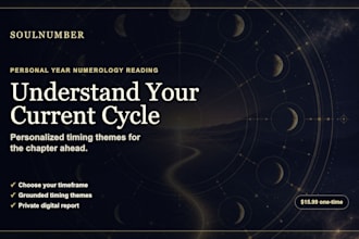 create your personalized year ahead numerology reading