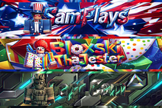 design custom banners, pfps, and icons for you