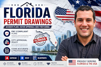 draft florida permit drawings and fbc compliant plans