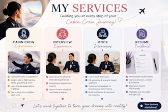coach you for cabin crew interviews