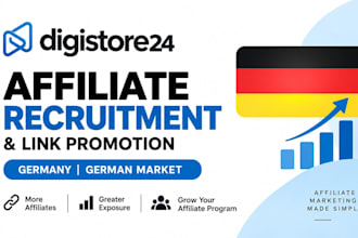 do german digistore24 affiliate link promotion and germany affiliate recruitment