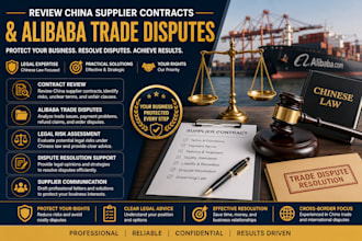 review china supplier contracts and alibaba trade disputes
