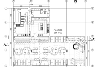 draft 2d restaurant cad floor plan, commercial kitchen layouts,bar blueprintdrar