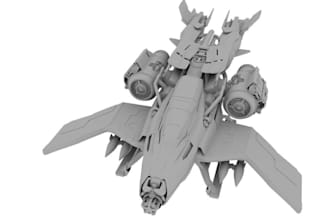 create 3d spaceship, starship, fighter jet and battleship stl models