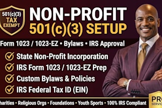 do 501c3 tax exemption, draft bylaws, form 990, 1023ez, non profit organization