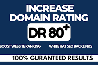 increase dr, increase domain rating, increase ahrehfs dr