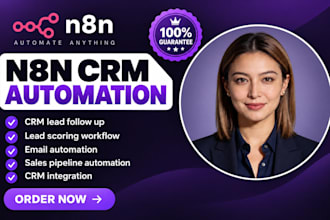 build n8n crm automation lead scoring follow up and sales workflow