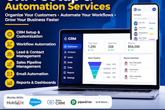 build hubspot CRM workflows and automation