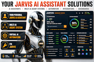 build your personal jarvis ai assistant multi ai agent virtual ai and fix jarvis