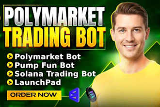 telegram polymarket trading market maker bot bundler bot evm bsc solana pumpswap