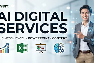 do ai data analysis, excel dashboards, pivot tables and reports, sharepoint data