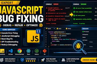 fix javascript bugs, errors, issues an debug your wordpress web application