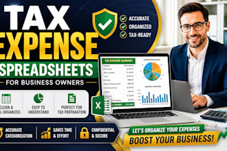 create tax expense spreadsheets for business owners