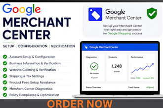 setup google merchant center configuration business information verification