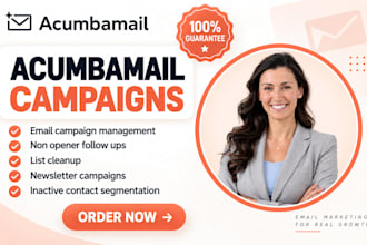 manage acumbanail email campaigns non opener follow ups and list cleanup