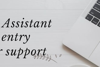 be your professional customer support and data entry