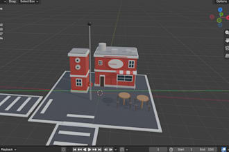 design a custom roblox map, city, roblox environment 3d character modeling
