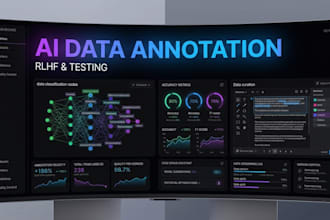 provide expert ai data annotation, rlhf, and technical model testing