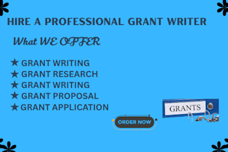 do grant research, grant writing, grant proposal, non profit grant application