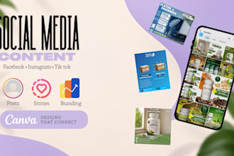 create social media content