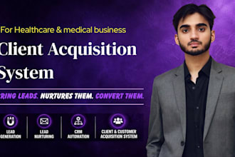 build a client acquisition system for medical lead generation