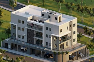 offer 3d architectural visualization, rendering for home design with sketchup