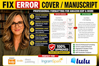 format german ebooks for amazon kdp and fix rejected book covers