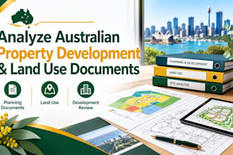 analyze australian property development and land use documents