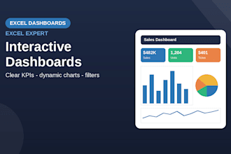 create a professional interactive excel dashboard
