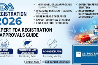 do fda registration, fda compliant peptide and fda agent for food, drug in usa