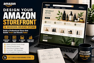 design your amazon storefront and modern brandstore