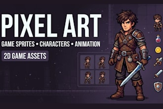 pixel art sprite sheet animation character game art video games character design