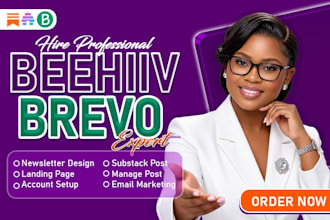 design beehiiv newsletter template brevo email marketing automaton substack post