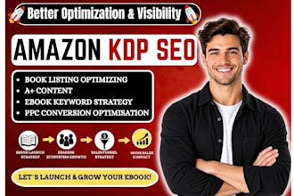 amazon KDP book listing optimization ,aplus content SEO, ebook keyword strategy