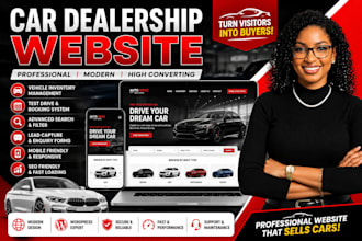 car dealership website automotive website car rental wordpress website