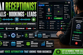 build ai receptionist appointment booking vapi retell elevenlabs ai phone agent