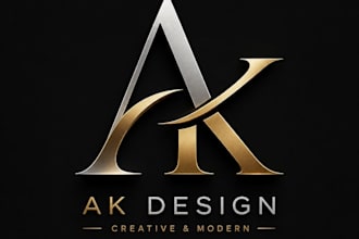 create a professional and modern logo