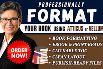 professionally format your book using atticus or vellum