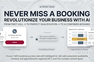 build an ai receptionist for salon spa and beauty bookings